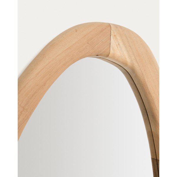 Sienas spogulis ar masīvkoka rāmi 60x107 cm Selem – Kave Home-image-2