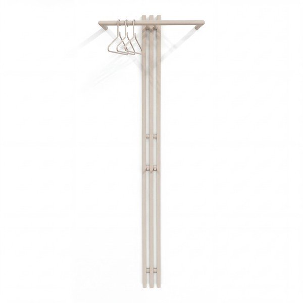Pelēkbrūns tērauda sienas pakaramais 65 cm Senza – Spinder Design