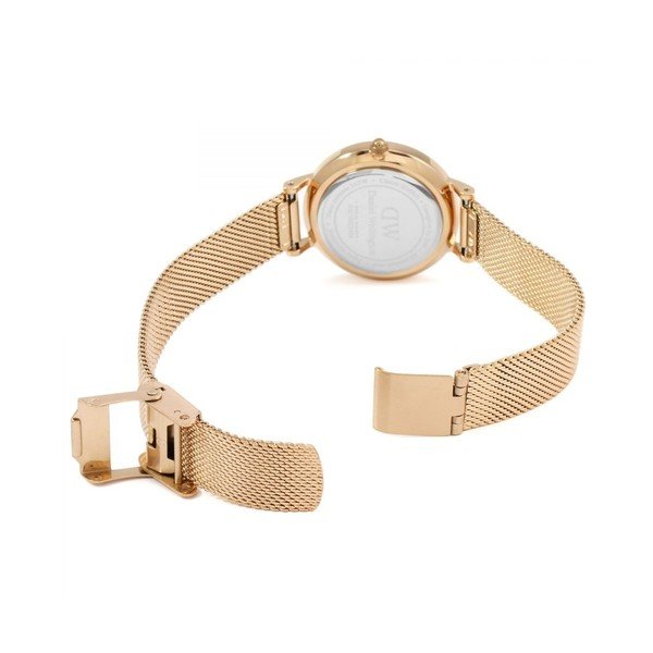 Sieviešu pulkstenis no rozā zelta Daniel Wellington Petite Mel, ⌀ 28 mm-image-4