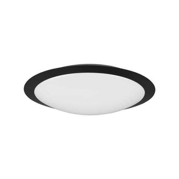 Matēti melns LED griestu gaismeklis ø 42 cm Umberto – Trio-image-1