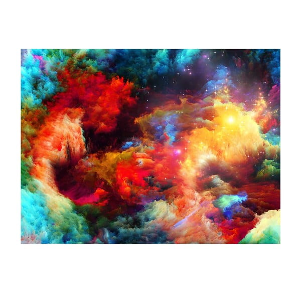 Glezna Homemania Decor Colorful Galaxy, 70 x 100 cm