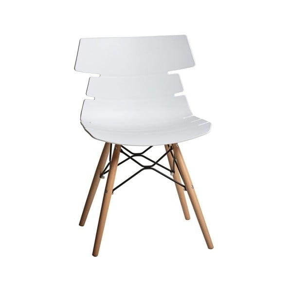 4 baltu ēdamistabas krēslu komplekts Marckeric Iris-image-3