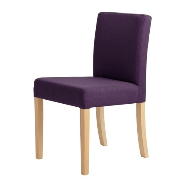 Violets krēsls ar dabīgām kājām Custom Form Wilton