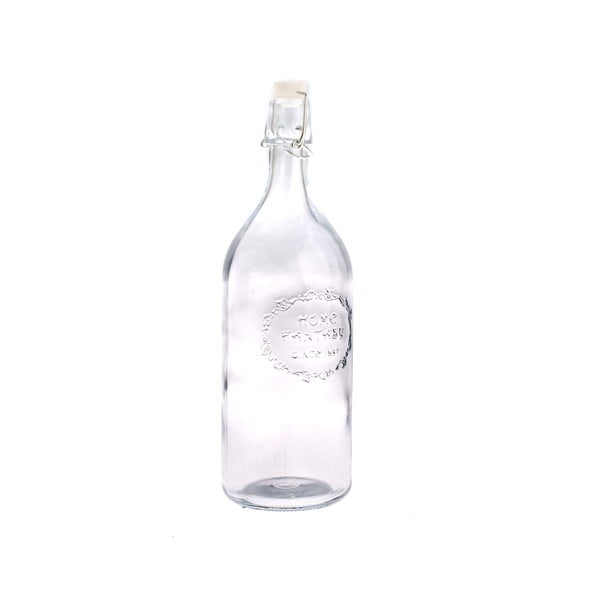 Stikla pudele ar vāciņu Dakls Merito, 1 l