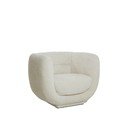 Krēmkrāsas atpūtas krēsls Kialy – Light & Living