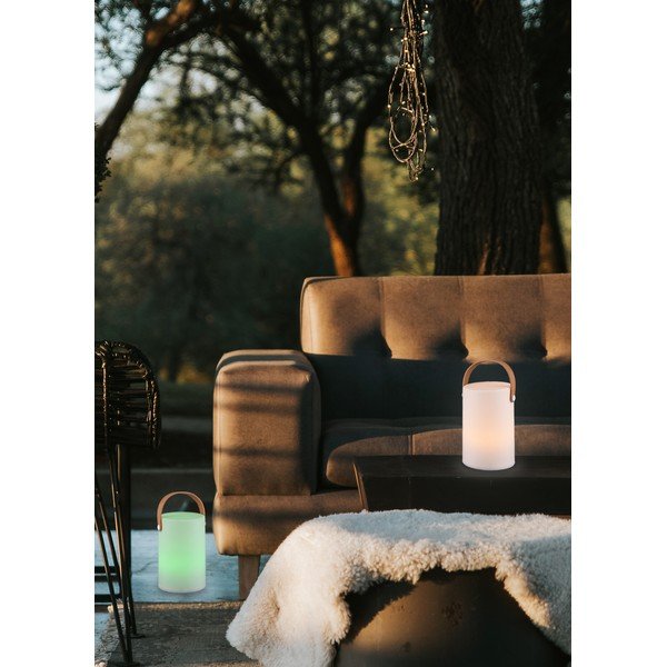 LED āra gaismeklis ar tālvadību un saules baterijām (augstums 21 cm) Aruba – Trio-image-1