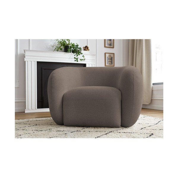 Gaiši brūns atpūtas krēsls Celine – Bobochic Paris-image-1