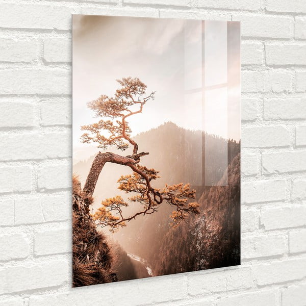 Stikla glezna 50x70 cm Brown Tree – Styler-image-4