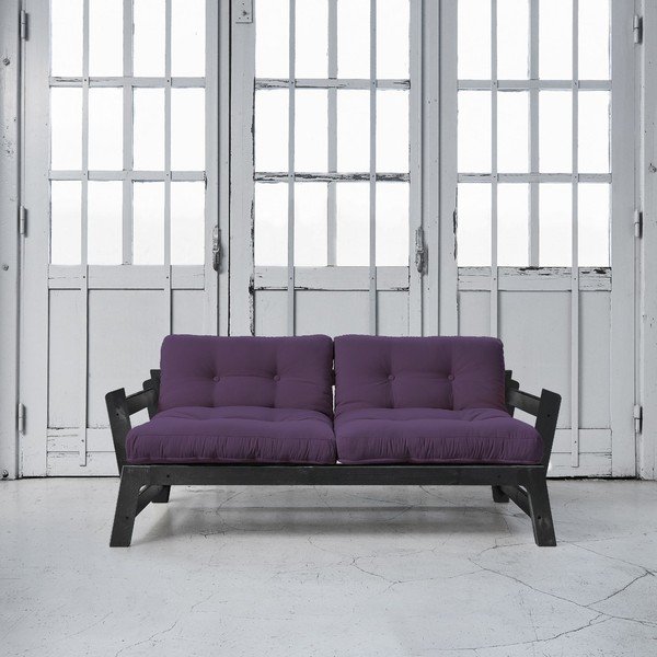 Dīvāns gulta Karup Step Black/Purple-image-1