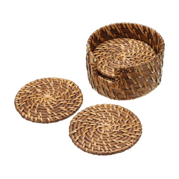 6 bambusa paliktņu komplekts Kitchen Craft Master Class, 10 cm