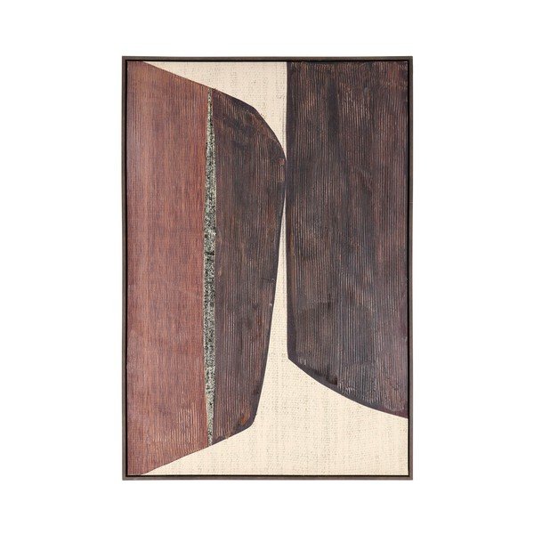 Drukāta/ar rokām krāsotiem elementiem glezna ar rāmi/uz audekla 83x123 cm Gallery – Bizzotto