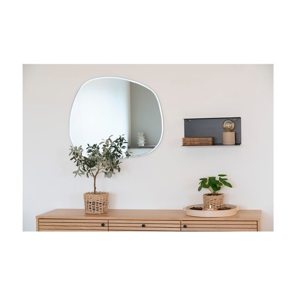 Melns daudzlīmeņu metāla sienas plaukts 18 cm Lille – House Nordic-image-1