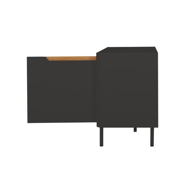 Antracīta pelēks apavu skapis Tenzo Switch, 94 x 53,5 cm-image-3