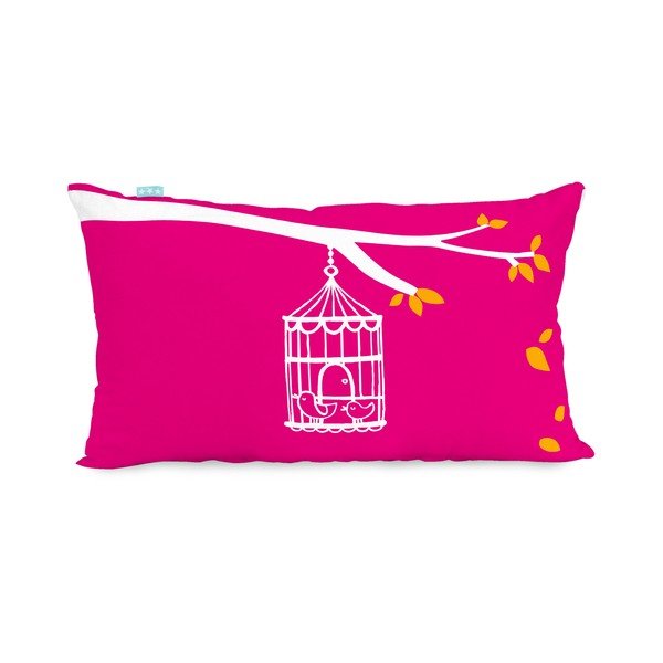 Kokvilnas divpusējs spilvendrānas uzvalks Moshi Moshi Birdcage, 50 x 30 cm-image-1