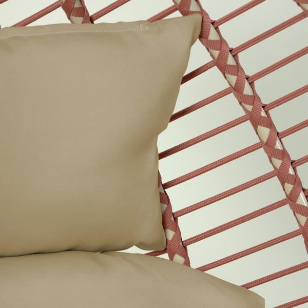 Terakotas brūns piekaramais dārza krēsls ar statīvu Kave Home Elianis-image-3