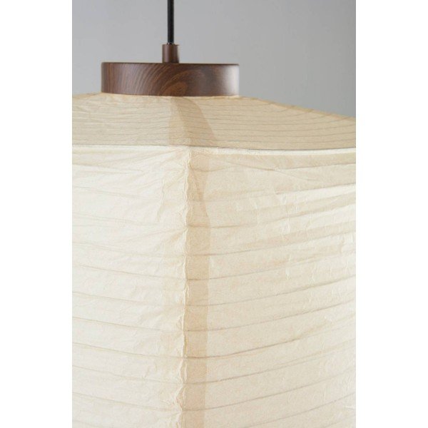 Bēša papīra piekaramā lampa ø 35 cm Sally – Jotex-image-3