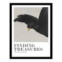Plakāts ar rāmi 32x42 cm Finding Treasures   – Malerifabrikken