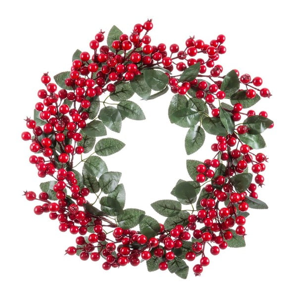 Ziemassvētku  vainags ø 45 cm Holly Leaves – Casa Selección