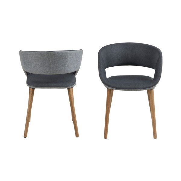 Antracīta pelēks Actona Greta ēdamistabas krēsls-image-4