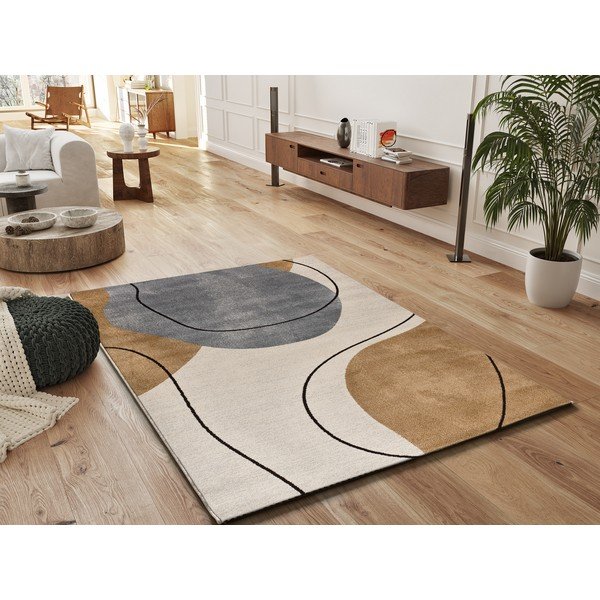 Oranžs/krēmkrāsas paklājs 80x150 cm New York – Universal-image-1