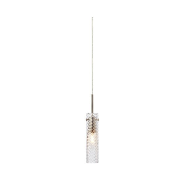 Matētas sudraba krāsas stikla piekaramā lampa ø5x27,5 cm Vibia – Markslöjd
