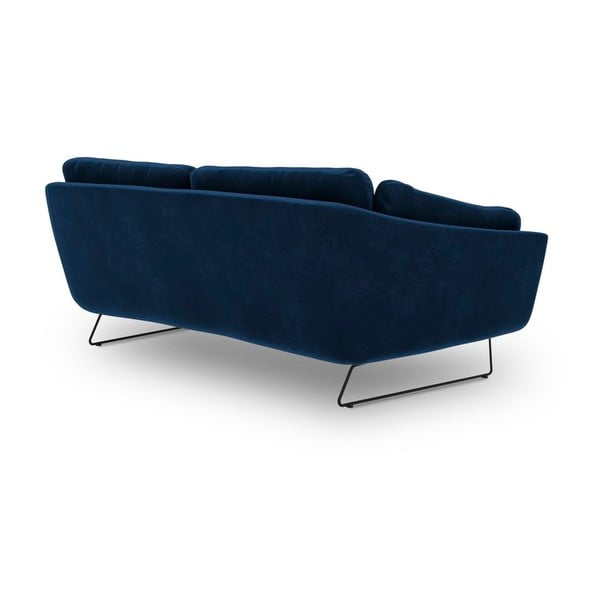 Spilgti tumši zils samta dīvāns Windsor & Co Sofas Gravity-image-3
