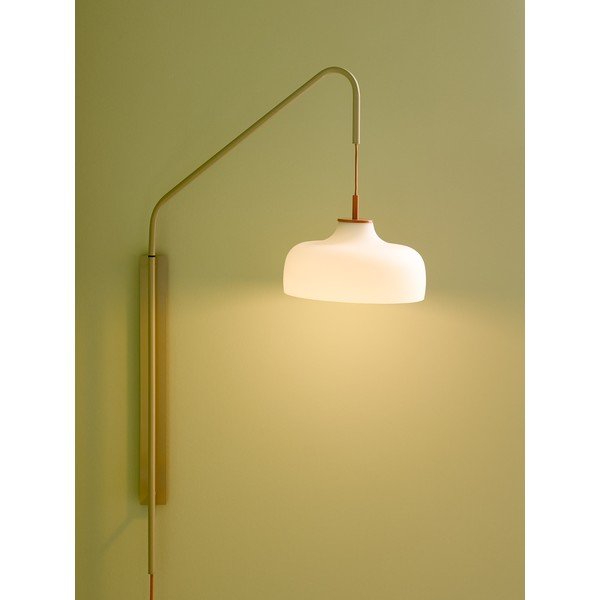 Balta/bēša sienas lampa ar vadu ø 29 cm Current – Hübsch-image-2