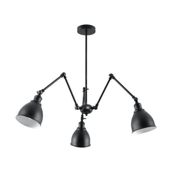 Melna piekaramā lampa ar metāla abažūru 70x70 cm Matilda Shade – Nice Lamps