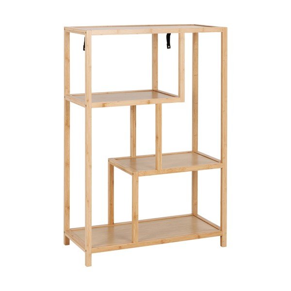 Dabīga toņa bambusa grāmatplaukts 77x114 cm Moso – Actona-image-2