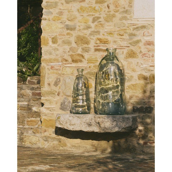 Pārstrādāta stikla augsta vāze (augstums 51 cm) Brenna – Kave Home-image-1