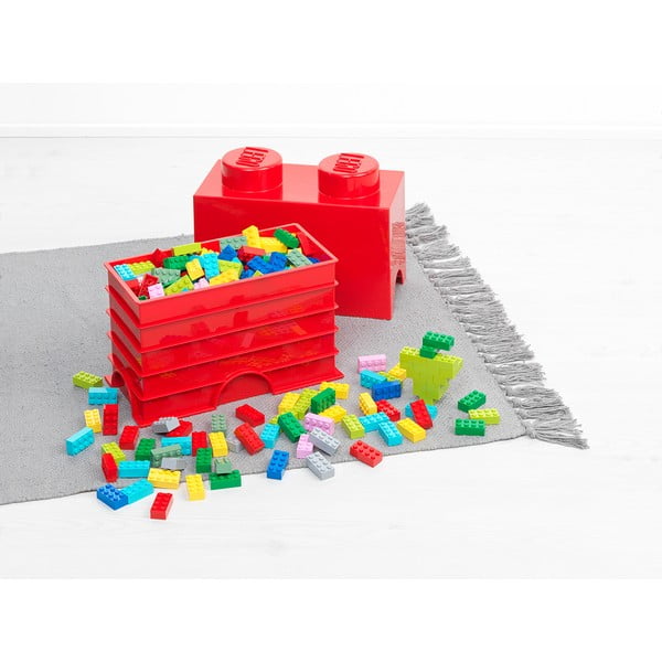 Sarkana dubultā glabāšanas kaste LEGO®-image-3
