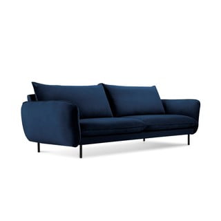 Zils samta dīvāns Cosmopolitan Design Vienna, 230 cm