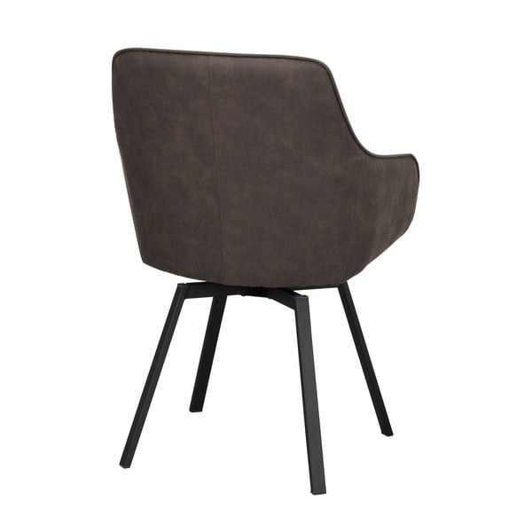 Pelēki polsterēti ēdamistabas krēsli (2 gab.) Alison – Rowico-image-4