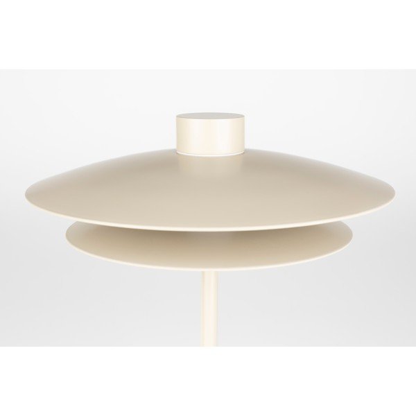Bēša metāla galda lampa (augstums 32 cm) Wubbo – White Label-image-3
