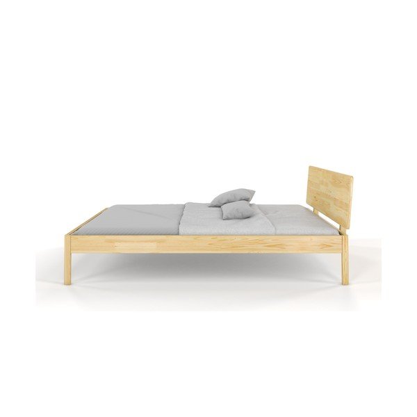 Divguļamā gulta no priedes dabīgā tonī 200x200 cm Ammer – Skandica-image-1