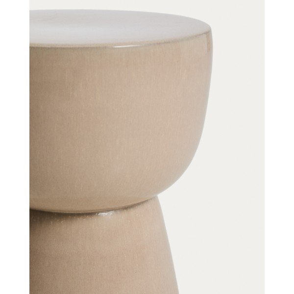 Keramikas apaļš dārza galdiņš 36x36 cm Mesquida – Kave Home-image-4