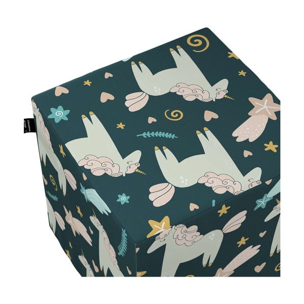 Zils bērnu pufs Magic – Yellow Tipi-image-1