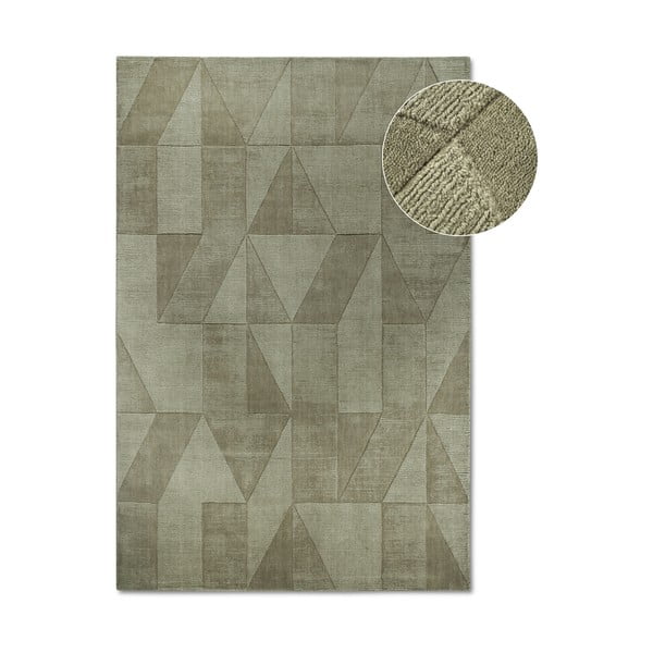 Zaļš ar rokām darināts vilnas paklājs 120x170 cm Ursule – Villeroy&Boch