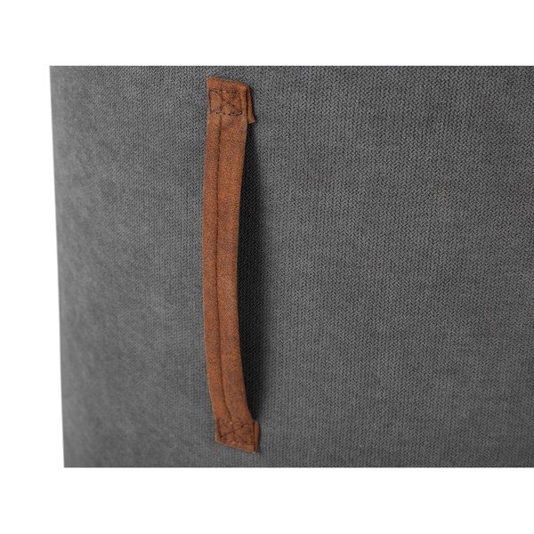 Tumši pelēks pufs Kooko Home Motion, ø 40 cm-image-4