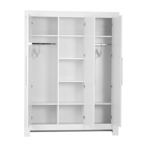 Balts trīsdurvju skapis Pinio Calmo-image-1