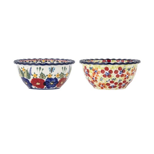 Akmensmasas servēšanas bļodiņas (2 gab.) 380 ml Florist – Bloomingville