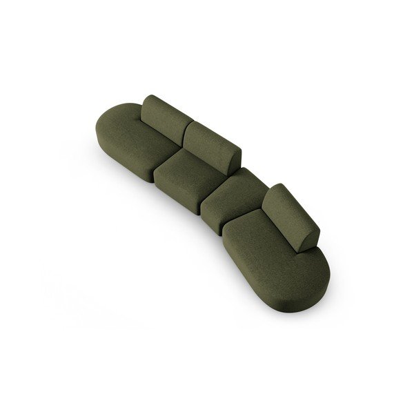 Zaļš dīvāns 412 cm Shane – Micadoni Home-image-2