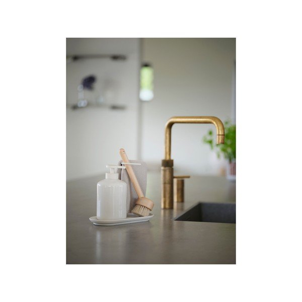 Balts plastmasas/māla mazgāšanas līdzekļu turētājs Inu – Zone-image-3