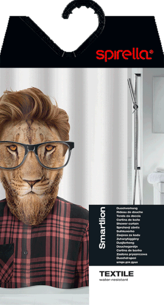 Dušas aizkars 180x200 cm Smartlion – Spirella-image-2