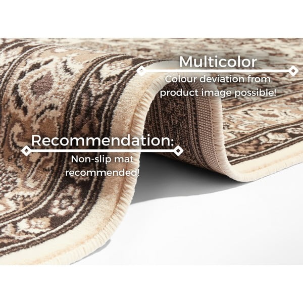 Bēšs paklājs Nouristan Parun Tabriz, 80 x 150 cm-image-4