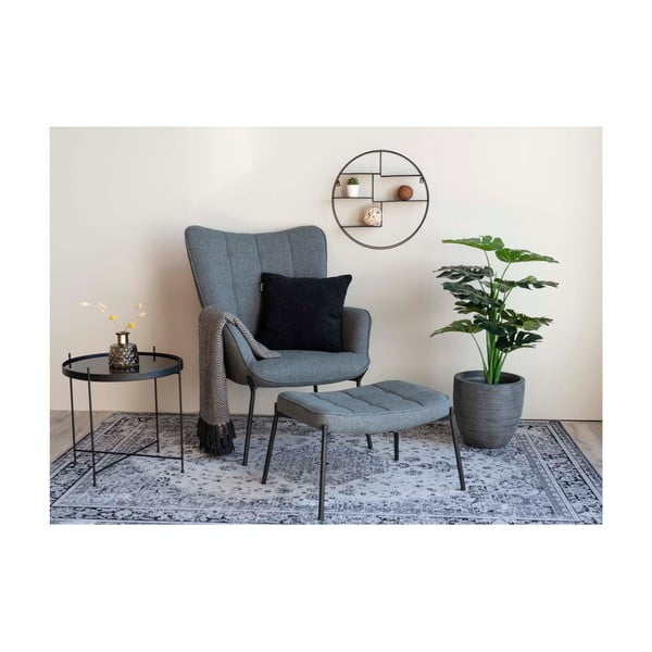 Melns divstāvu metāla plaukts Genk – House Nordic-image-4