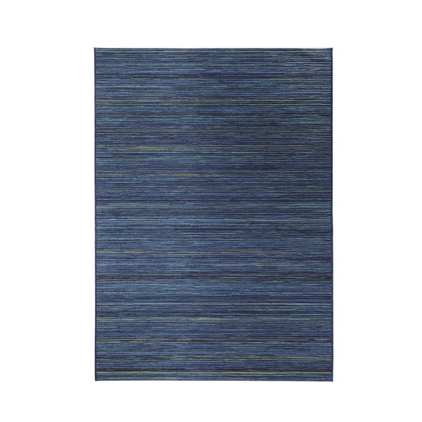 Tumši zils āra paklājs Lotus, 160 x 230 cm