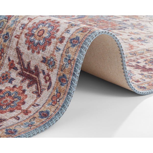 Sarkani zils paklājs Nouristan Anthea, 200 x 290 cm-image-4