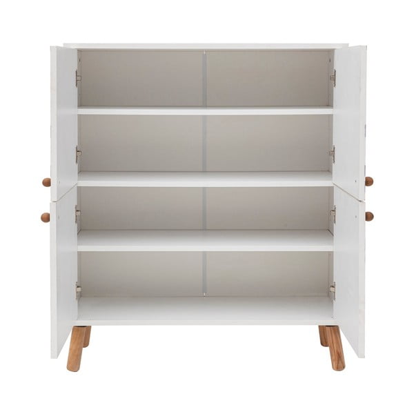 Balts skapītis 95x111 cm Multilux – Kalune Design-image-3