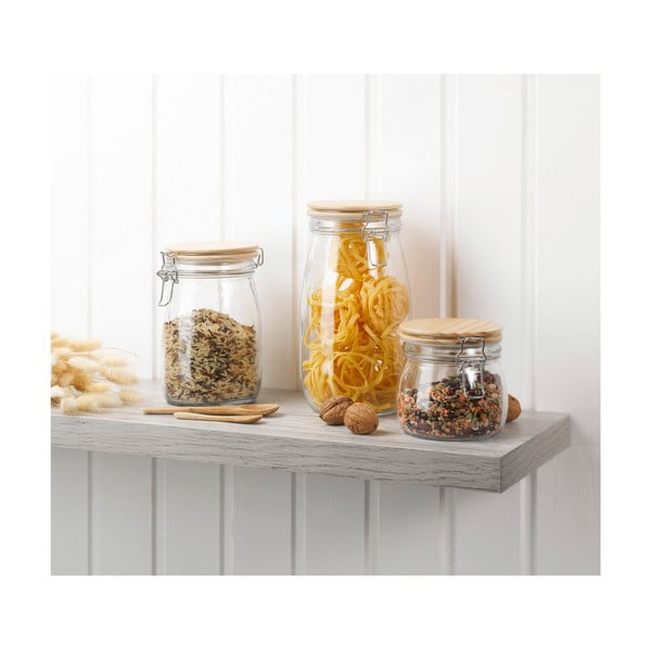 Stikla pārtikas uzglabāšanas konteiners beramiem produktiem – Homéa-image-2